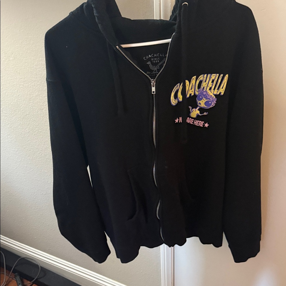 Coachella 2025 Zip-Up Hoodie